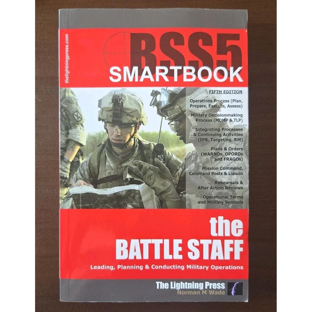 The Battle Staff 5th BSS5 Smartbook TPB 2015 Leading Planning Military Operation